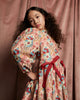 THE MIDDLE DAUGHTER AW24  BOW BELLS DRESS in WILDING BELLINI