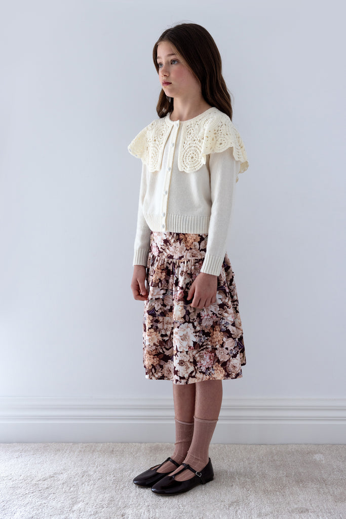 PETITE AMALIE FALL 2026 Crochet Collar Cardigan