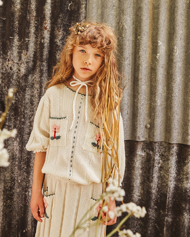 FISH & KIDS SS24 Retro Flowers Dress