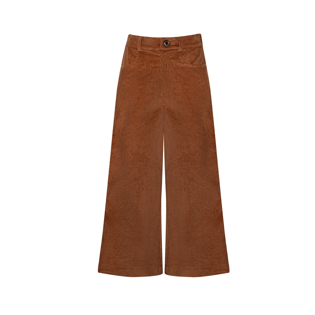 PAADE MODE "ALPENGLOW" Corduroy Mont Blanc Brown Wide Trousers
