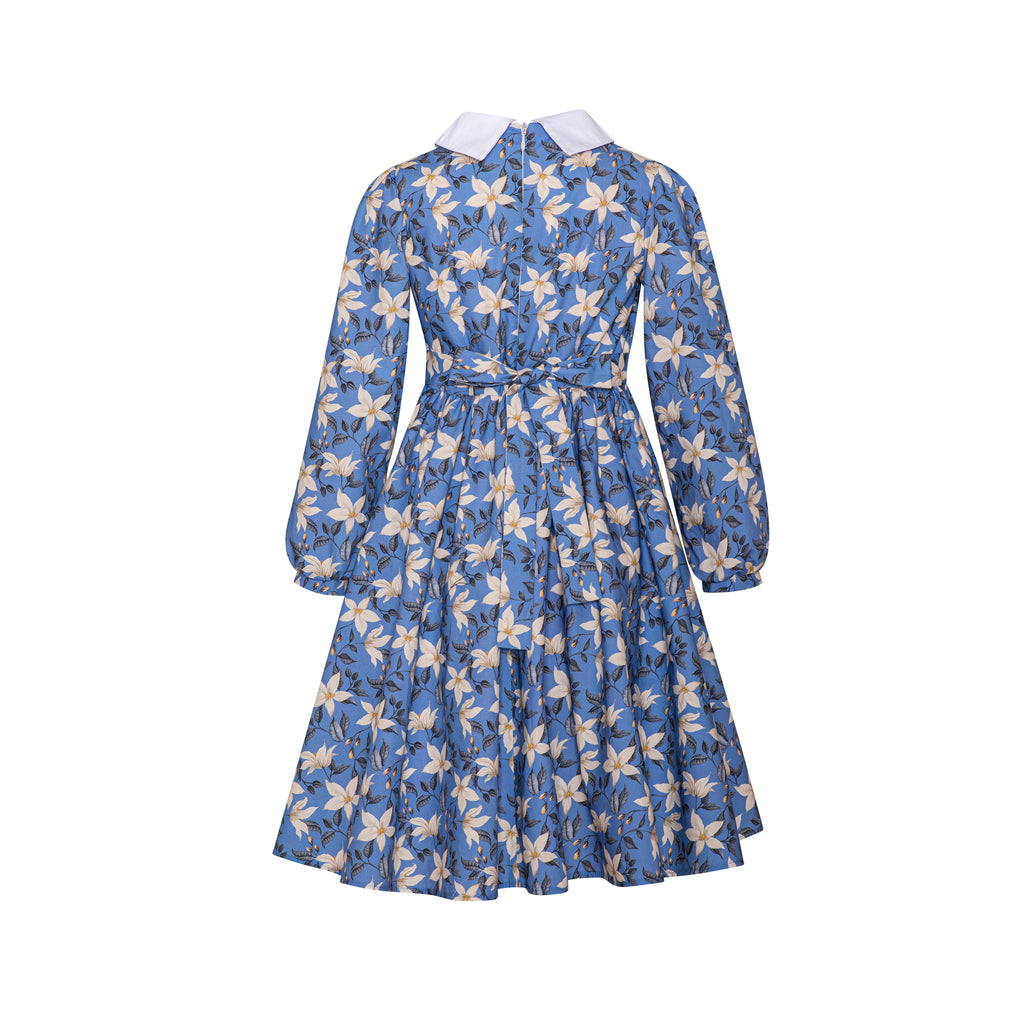 PAADE MODE "ALPENGLOW"  Cotton Maxi Clement Blue Dress