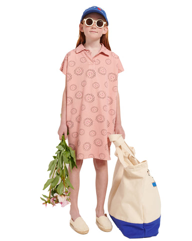 WEEKEND HOUSE KIDS "Things I Like" PIO PIO ALL OVER PRINT SMOKED DRESS