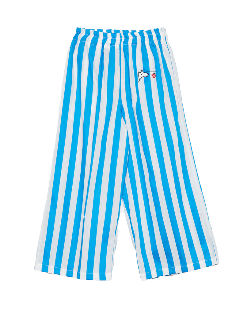 WEEKEND HOUSE KIDS "Things I Like" BLUE STRIPES FLARE PANTS