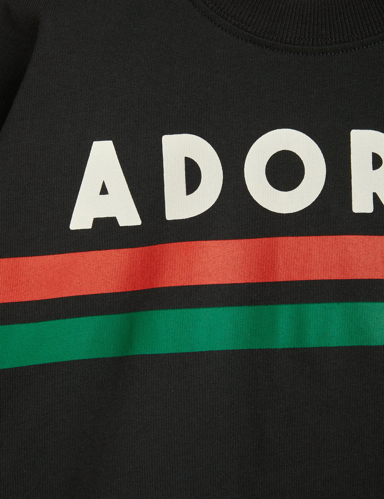 MINI RODINI Pre-SS24 Adored T-Shirt in Black