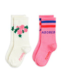 MINI RODINI Pre-SS24 Roses Socks 2-Pack