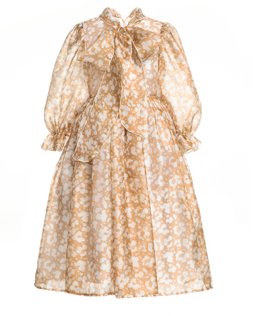 PAADE MODE "WONDER VOYAGE" Atelier Chiffon Maxi Dress Cara in Yellow