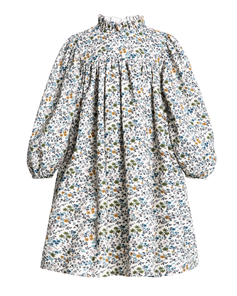 PAADE MODE "WONDER VOYAGE" Corduroy Dress Fiorella in White