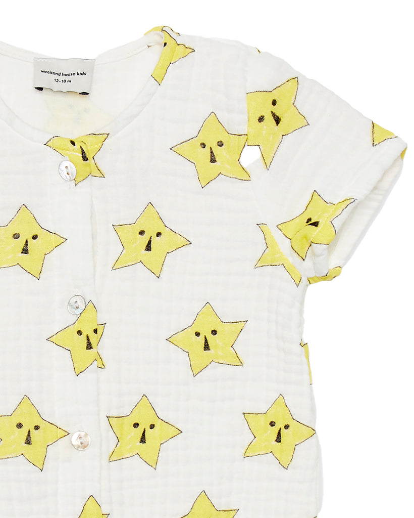 WEEKEND HOUSE KIDS SS26 'The Art of Seeing' Stars baby romper