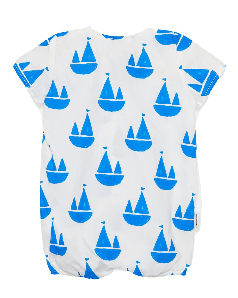 WEEKEND HOUSE KIDS SS26 'The Art of Seeing' Boats Baby romper