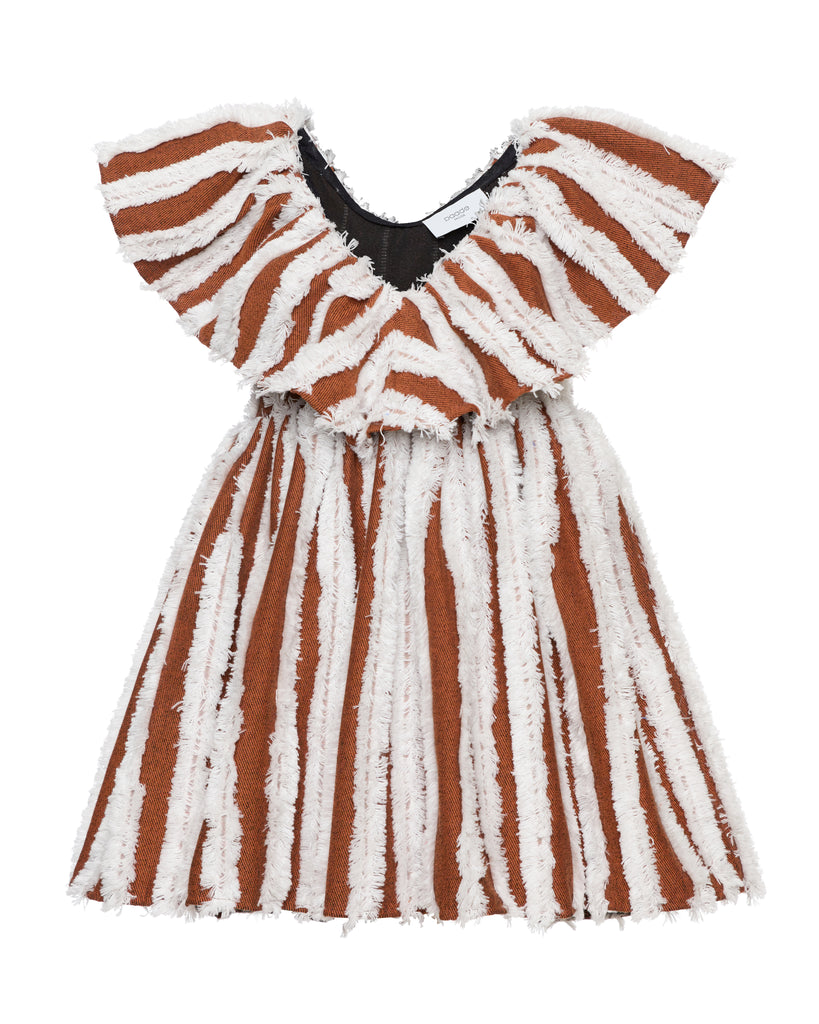 PAADE MODE "THE STARBOUND" Max Cotton Fringe Pinafore Dress