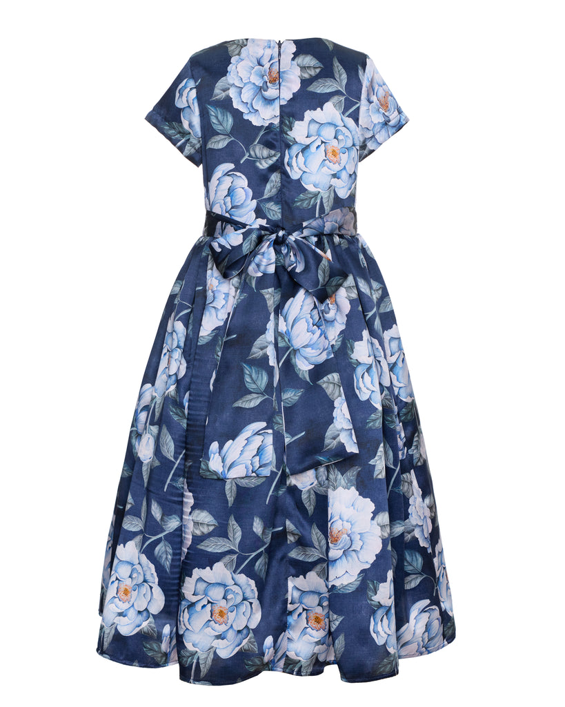 PAADE MODE "THE STARBOUND" Florence Silk Maxi Dress in Blue