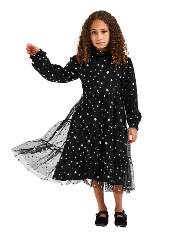 GINGERSNAPS Baby Embroidered Flower Collar Dress