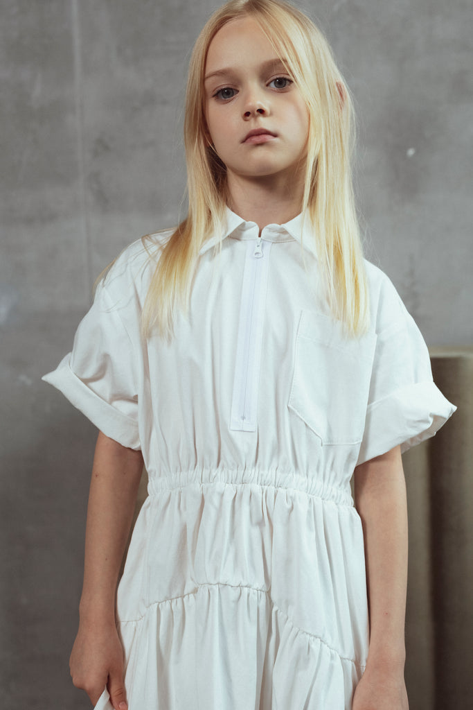 UNLABEL SS26 Clara Dress in Paper