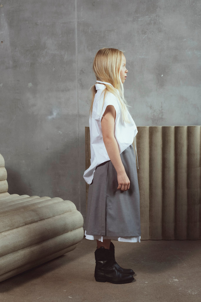 UNLABEL SS26 Hope Shirt in Paper