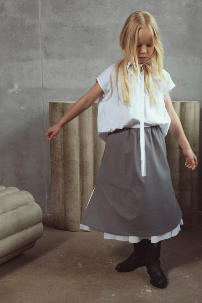 UNLABEL SS26 Hope Shirt in Paper