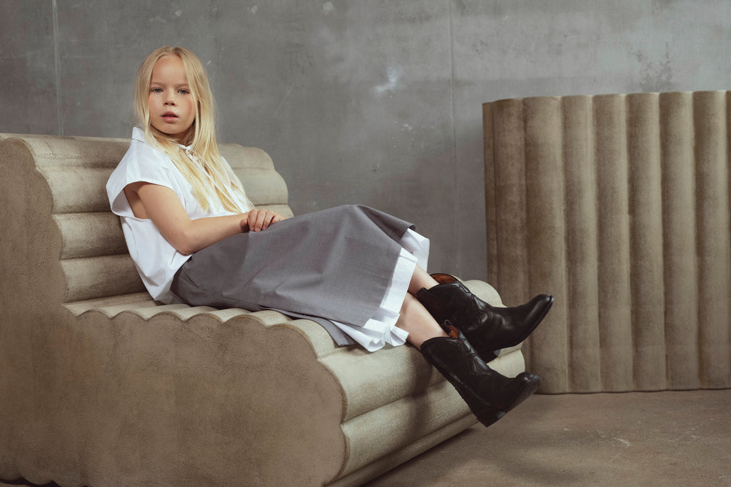 UNLABEL SS26 Hope Shirt in Paper