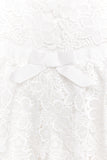 NICOLE MILLER GIRLS SS24 Cream Guipure Lace Dress