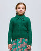 COMPANIA FANTASTICA Green Cardigan with Bows