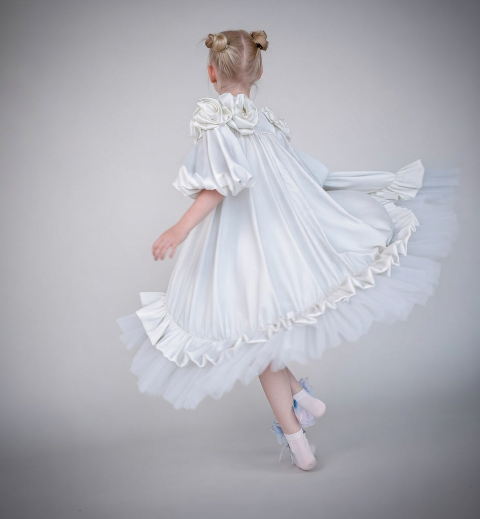 NIKOLIA "OH SHE IS A STAR" Audrey Maxi Dress in White