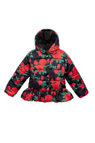 WEEKEND HOUSE KIDS "Things I Like" PIO PIO ALL OVER REVERSIBLE LIGHT PADDED JACKET