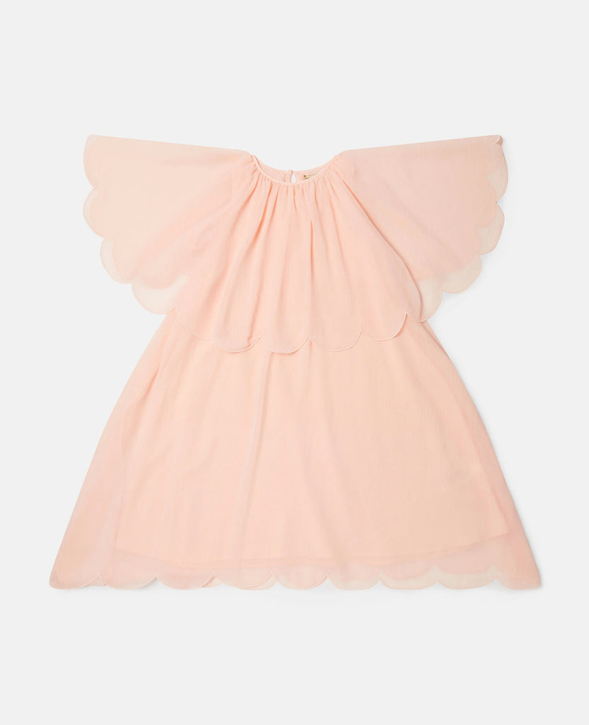 STELLA MCCARTNEY KIDS Scalloped Layer Occasion Dress