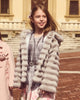 MONNALISA FALL 2026 Plush Hooded Jacket
