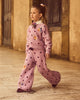 MONNALISA FALL 2026 Knit Jacquard Pansy Polka Dot Pants