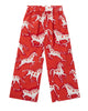 STELLA MCCARTNEY SS26 Horse-Print Popeline Trousers