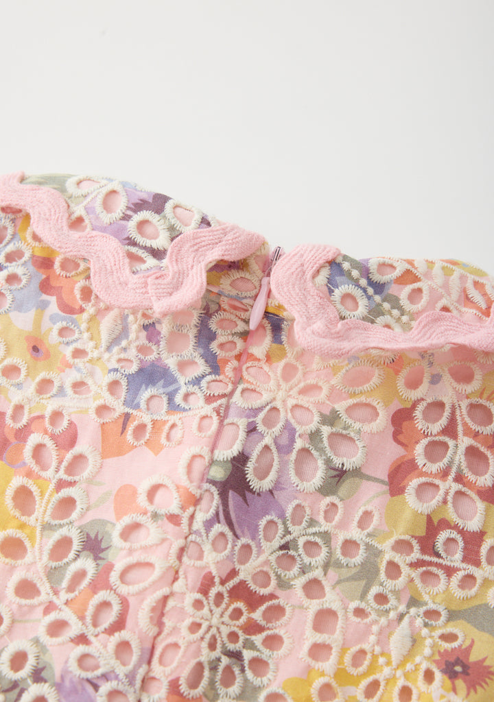 MARLO KIDS Alanna Embroidered Romper