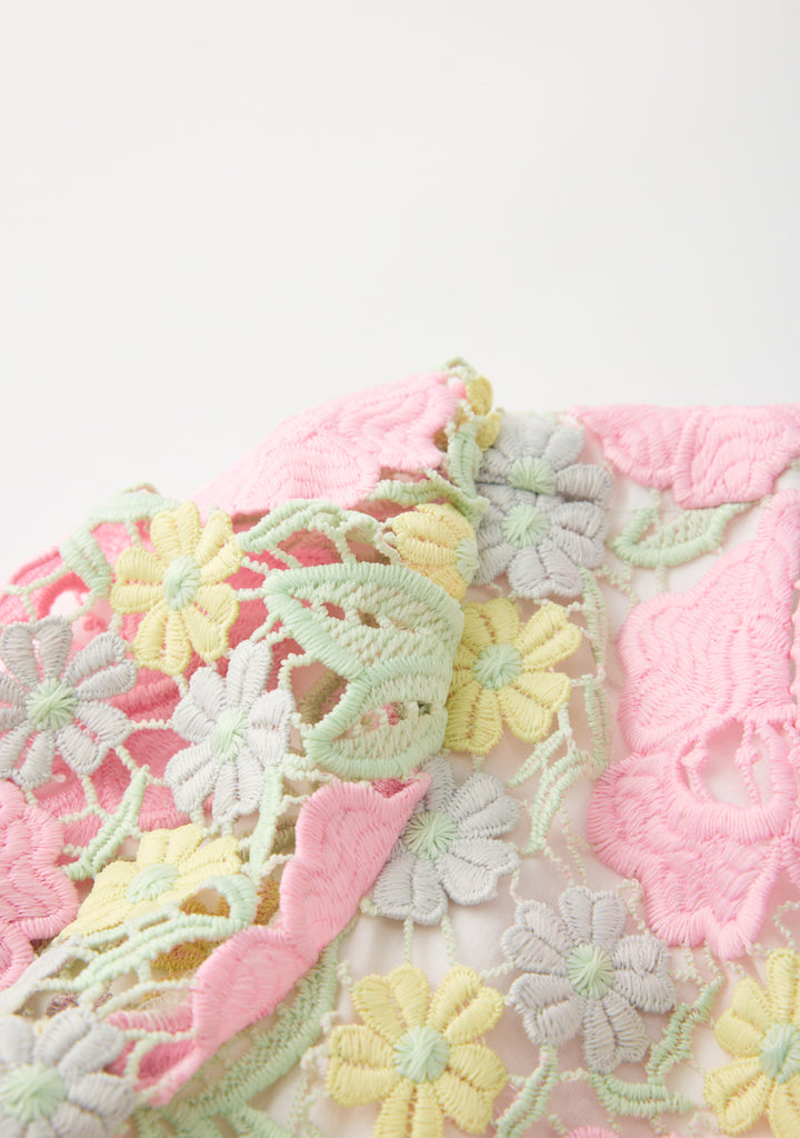 MARLO KIDS Estella Embroidered Mini Dress