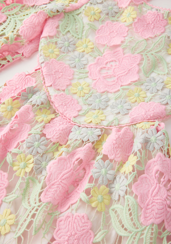 MARLO KIDS Estella Embroidered Mini Dress