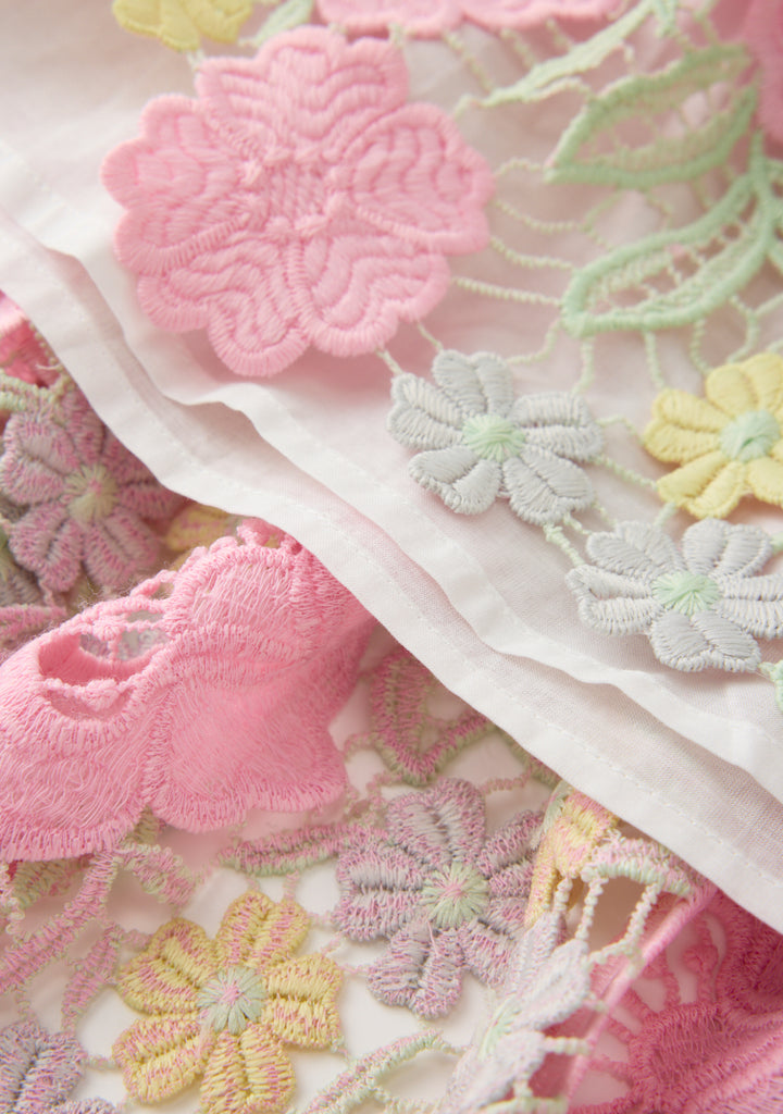 MARLO KIDS Estella Embroidered Mini Dress