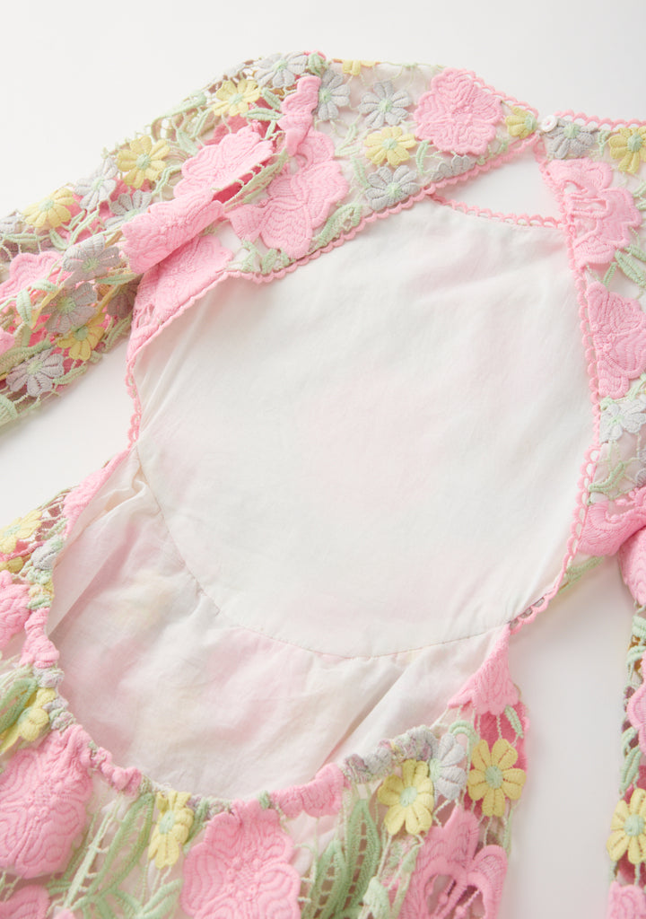 MARLO KIDS Estella Embroidered Mini Dress