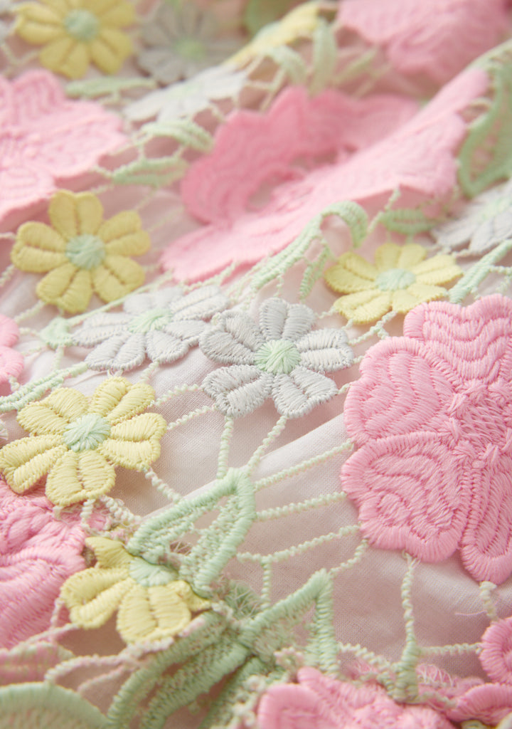 MARLO KIDS Estella Embroidered Mini Dress