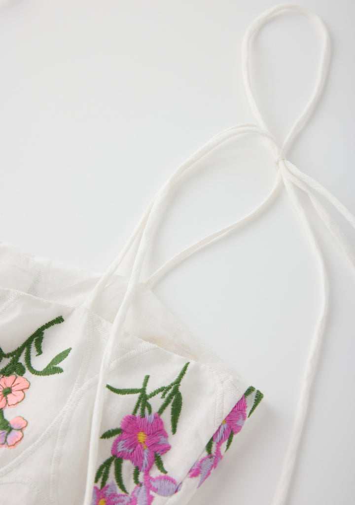 MARLO KIDS Emely Embroidered Mini Dress