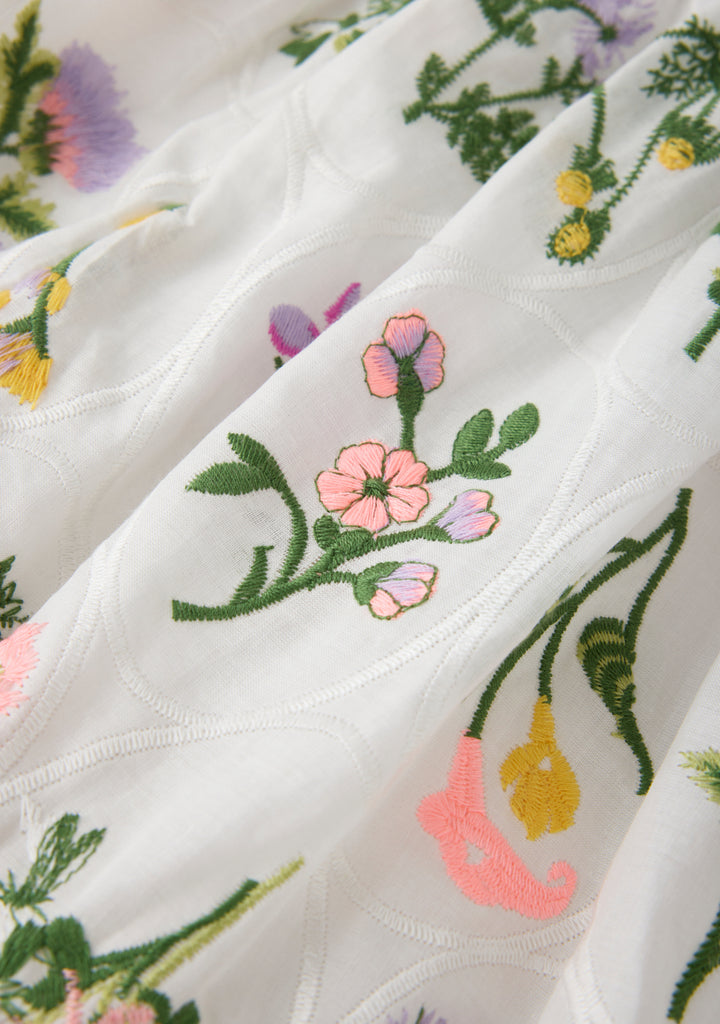 MARLO KIDS Emely Embroidered Mini Dress