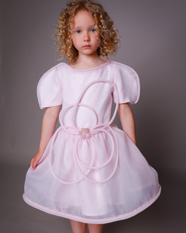 OILILY Spring Summer 2025 DUCKY T-SHIRT DRESS in ABSTRACT CIRCLES