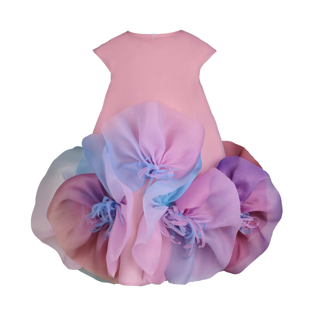 NIKOLIA "Beautiful Madness" Humble Dress with Organza Flowers