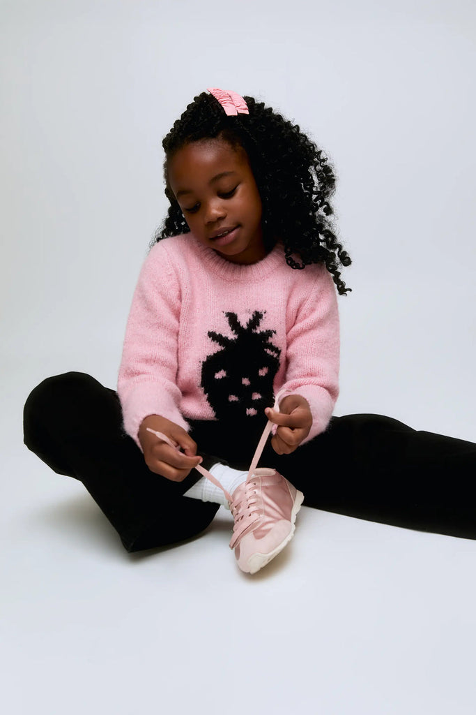 COMPANIA FANTASTICA Strawberry Knit Jumper Sweater