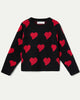 COMPANIA FANTASTICA Small Heart Knit Sweater Jumper