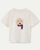COMPANIA FANTASTICA Dog Portrait Printed T-shirt Top