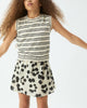 COMPANIA FANTASTICA SS26 Dalmatian Print Mini Skirt