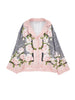 MONNALISA FALL 2026 Viscose Twill Blouse Shirt Top with Rose Design
