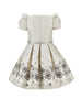 MONNALISA FALL 2026 Monnalisa Brocade Jewel Dress