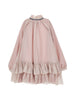 MONNALISA FALL 2026 Polka Dot Dress in Georgette