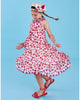 MiMiSol SS25 Poppy Print Voile Maxi Dress