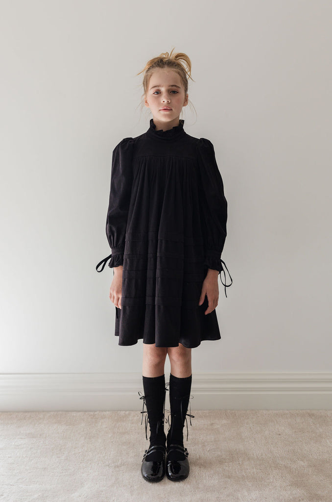STEPH THE LABEL "L'immagination" Cord Pleat Dress