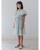 STEPH THE LABEL SS2026 Chambray Flutter Sleeve Shirt Dress