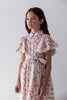 STEPH THE LABEL SS2026 Flower Grid Shirt Dress