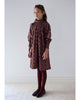STEPH THE LABEL FALL 2026 Speckle Printed Cord Dress